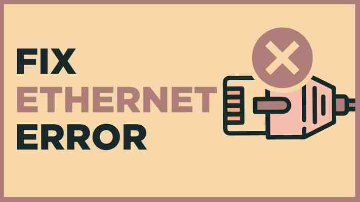 Ethernet nu are o configurație IP validă: ce să faci?